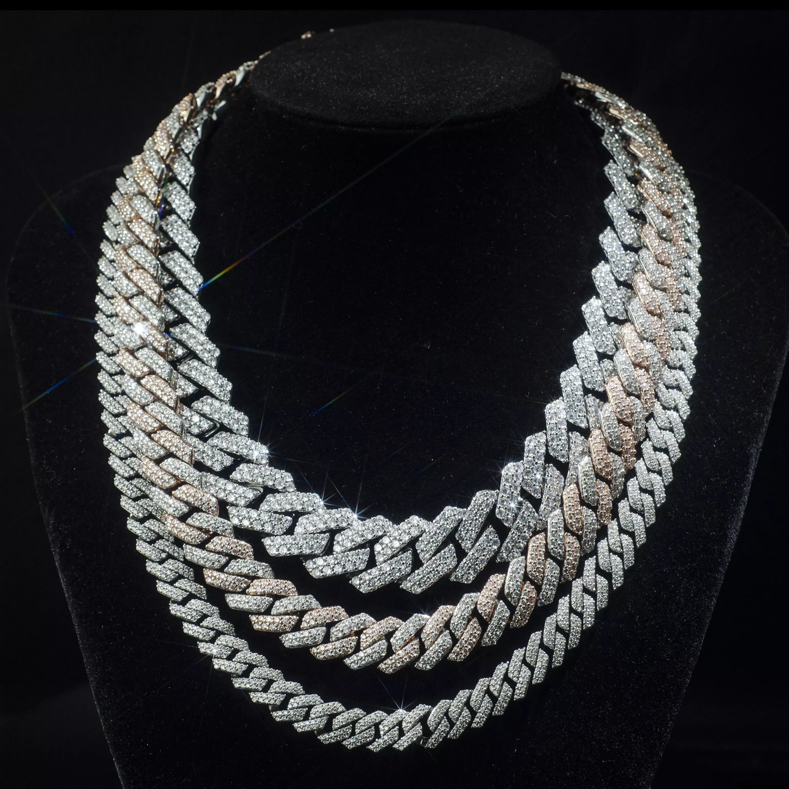 15MM VVS Diamond Baguette Cuban Link