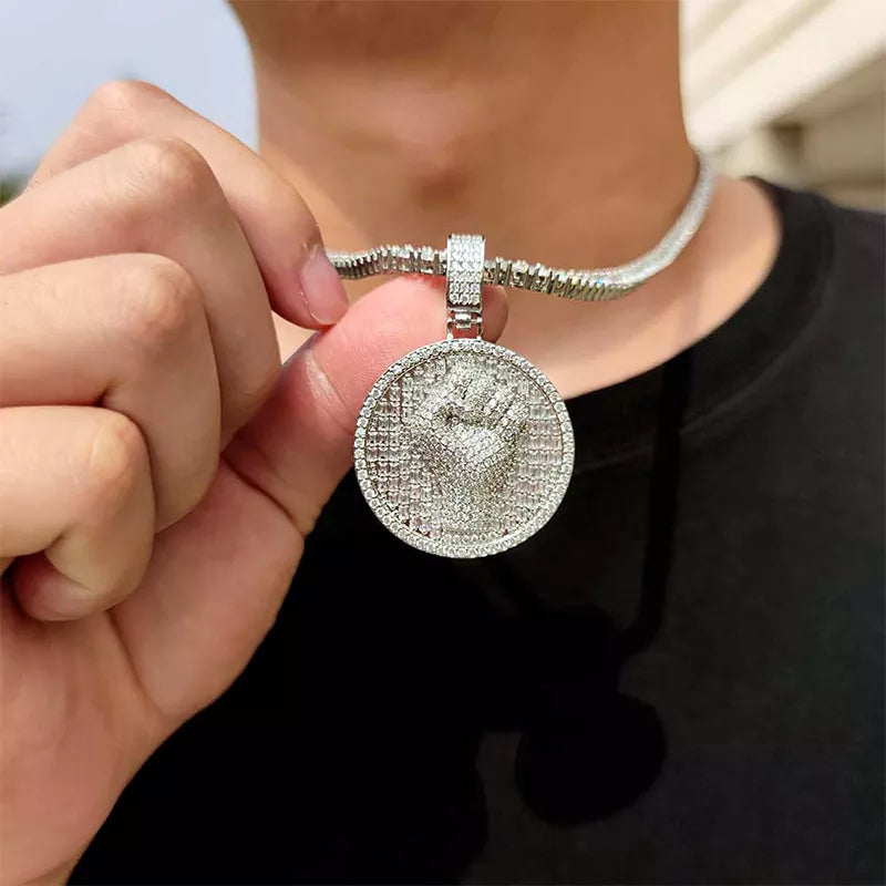 Black Lives Matter Diamond Pendant