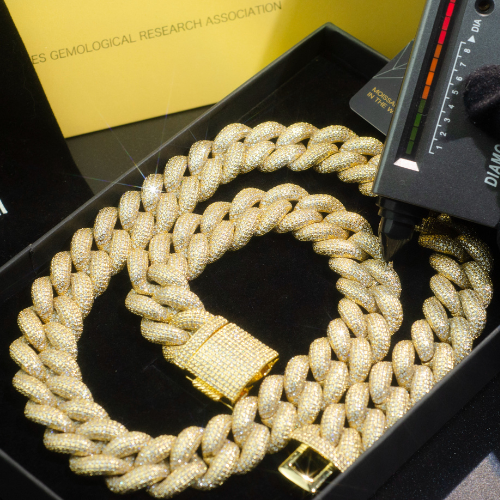 20MM Iced Out Diamond Cuban Link Bracelet/Chain