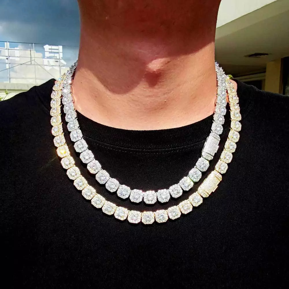 10MM Diamond Square Tennis