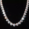 10MM Heart Diamond Tennis