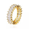 Iced Out Diamond Single Row Band