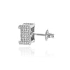 Iced Out Square Diamond Earrings