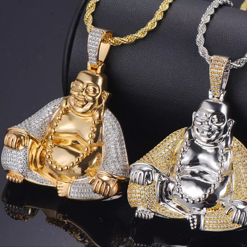 Diamond Buddha Pendant