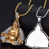 Diamond Buddha Pendant